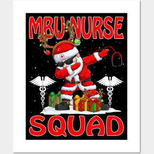 Christmas Mbu Nurse Squad Reindeer Pajama Dabing Santa Posters and Art